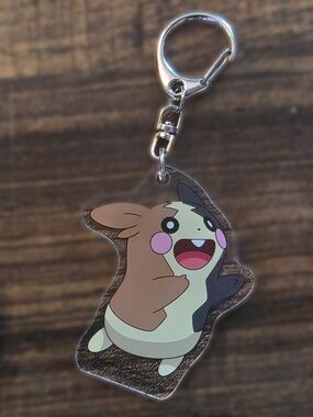 (Authentic) Cute Morpeko Character Acrylic Keychain - Pokemon